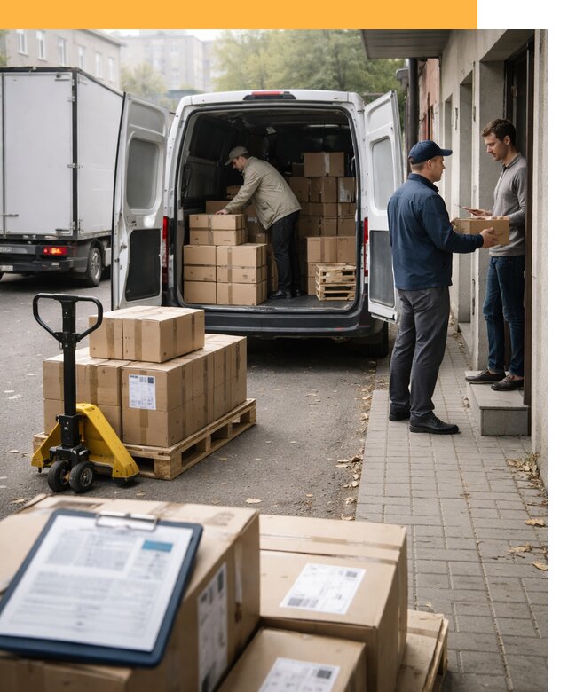 Доставка грузов от двери до двери с таможней от 45711 руб.