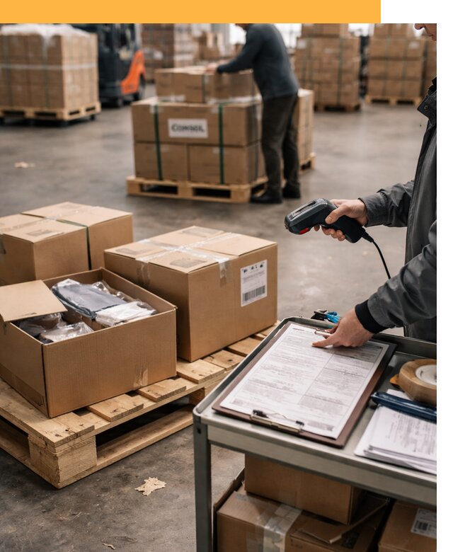 Сборные грузы из Китая: доставка, склад и таможня от 18284