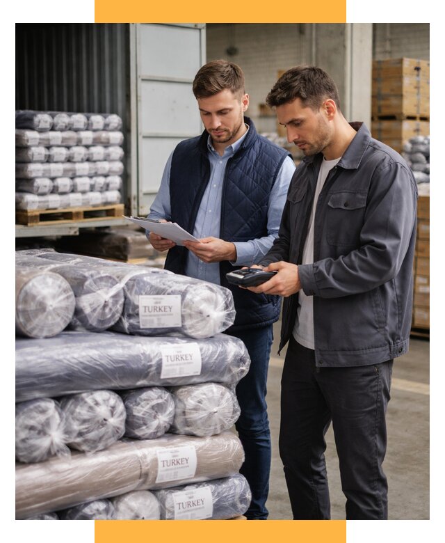 Доставка текстиля из Турции от 45711 р. под ключ, СетСервис-Фдс