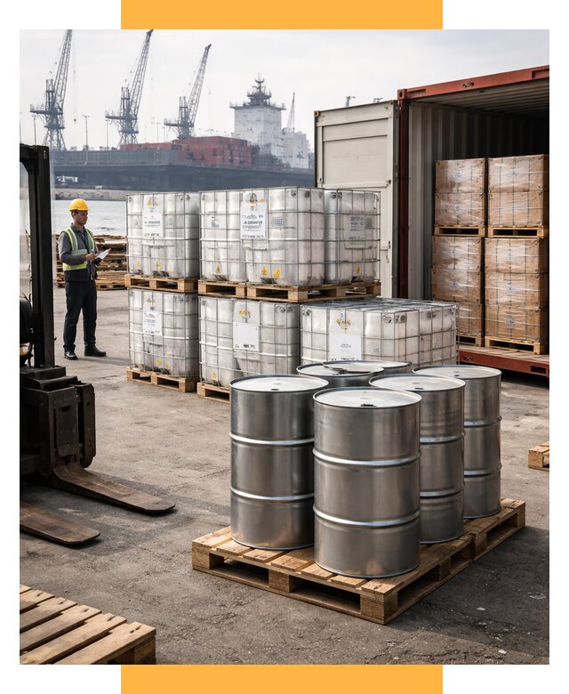 Доставка химического сырья из Индии от 253950 р. | СетСервис-Фдс