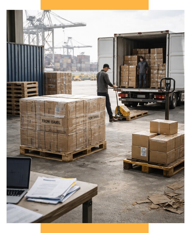 Доставка грузов из Израиля от 15237 р., логистика от СетСервис-Фдс