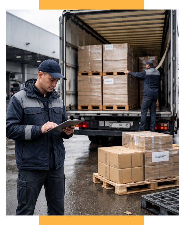 Доставка грузов из Беларуси от 15237 р. логистика СетСервис-Фдс