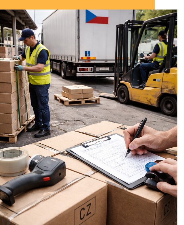 Доставка грузов в Чехию от 35553 руб, международные перевозки