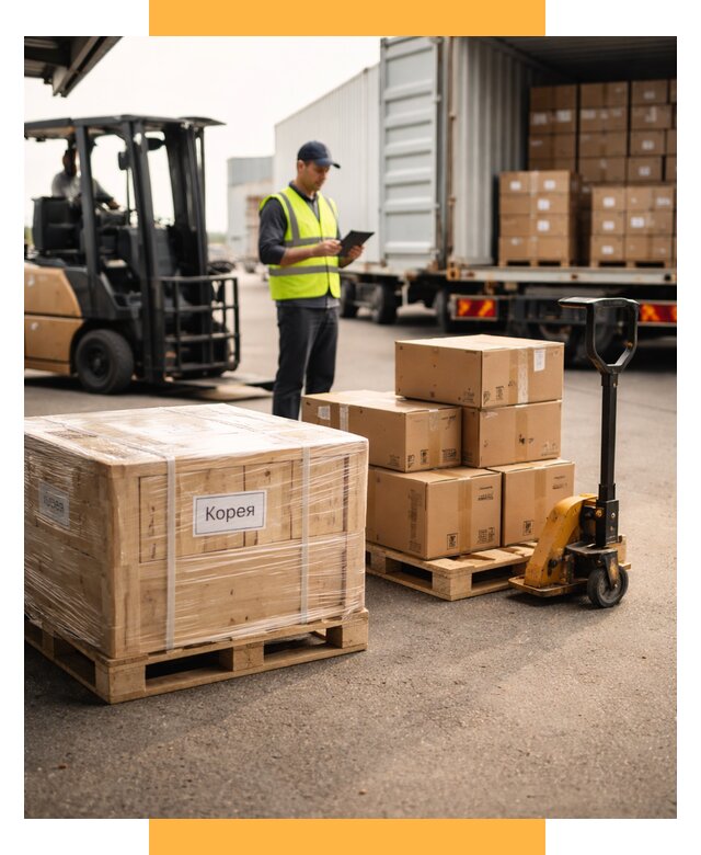 Доставка грузов в Корею из России от 35553 р. | СетСервис-Фдс