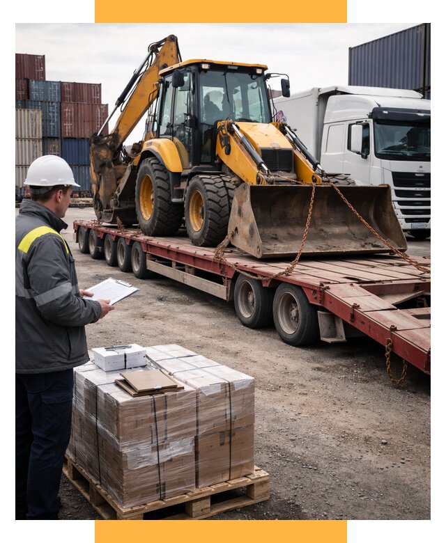 Международная перевозка спецтехники от 45711 р., СетСервис-Фдс