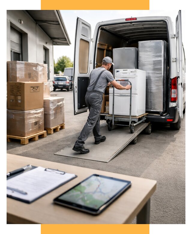 Перевозка бытовой техники от 6603 р. - логистика СетСервис-Фдс