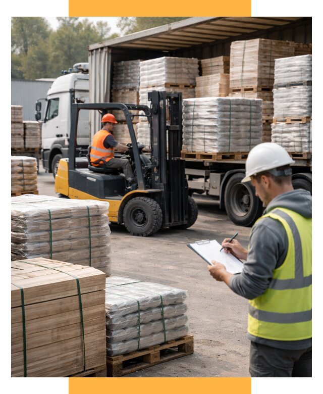 Перевозка строительных материалов от 5587 р. | СетСервис-Фдс