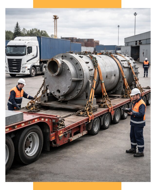 Перевозка тяжеловесных грузов под ключ от 152370 р. | СетСервис-Фдс