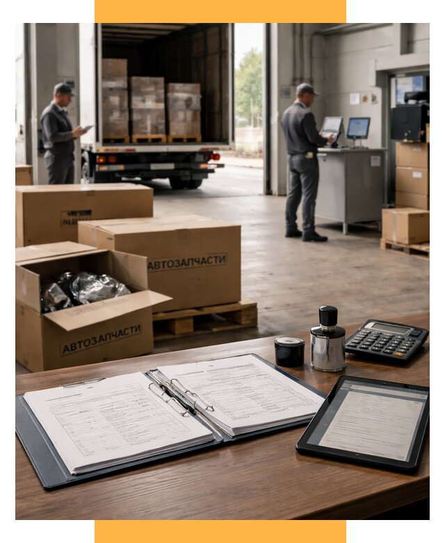 Таможенное оформление автозапчастей под ключ от 8634 р., СетСервис-Фдс
