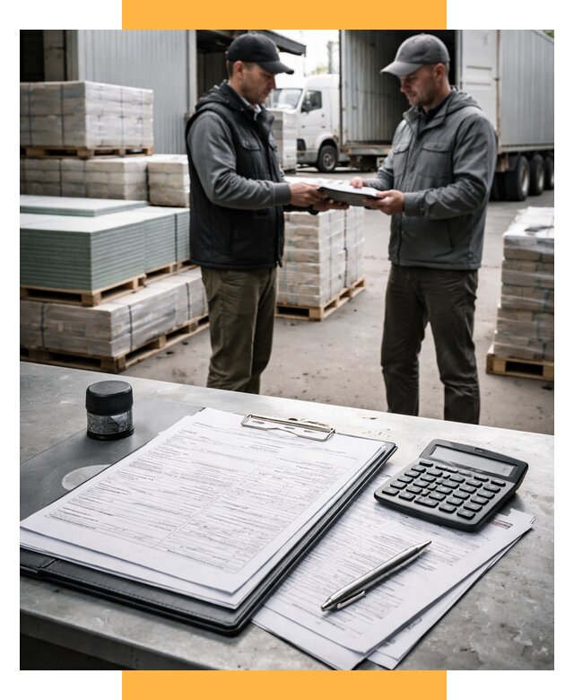 Таможенное оформление стройматериалов от 8634 р. | СетСервис-Фдс