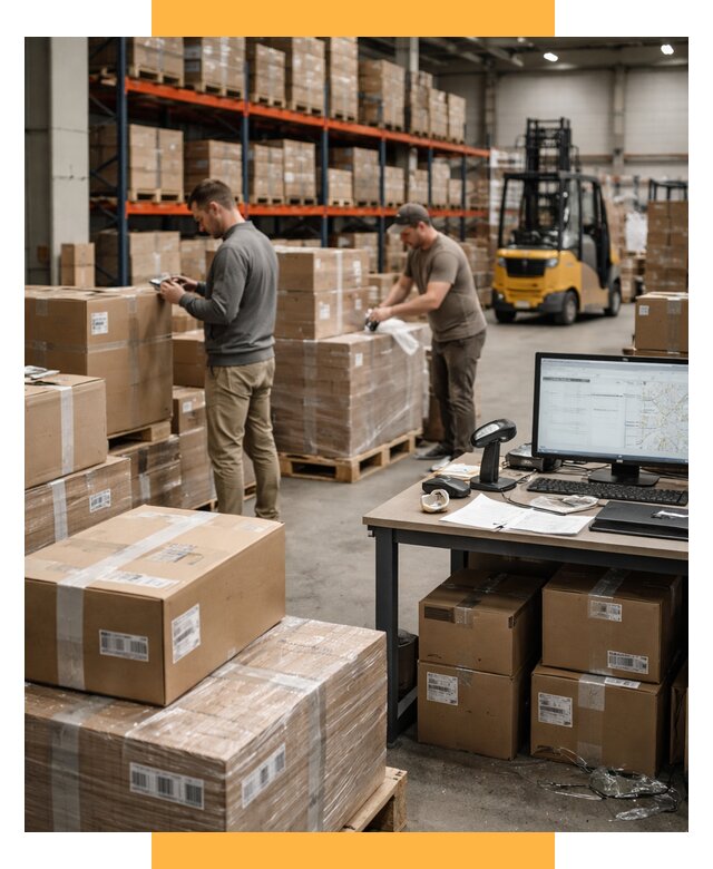 Склад консолидации в Европе от 6603 р., услуги СетСервис-Фдс